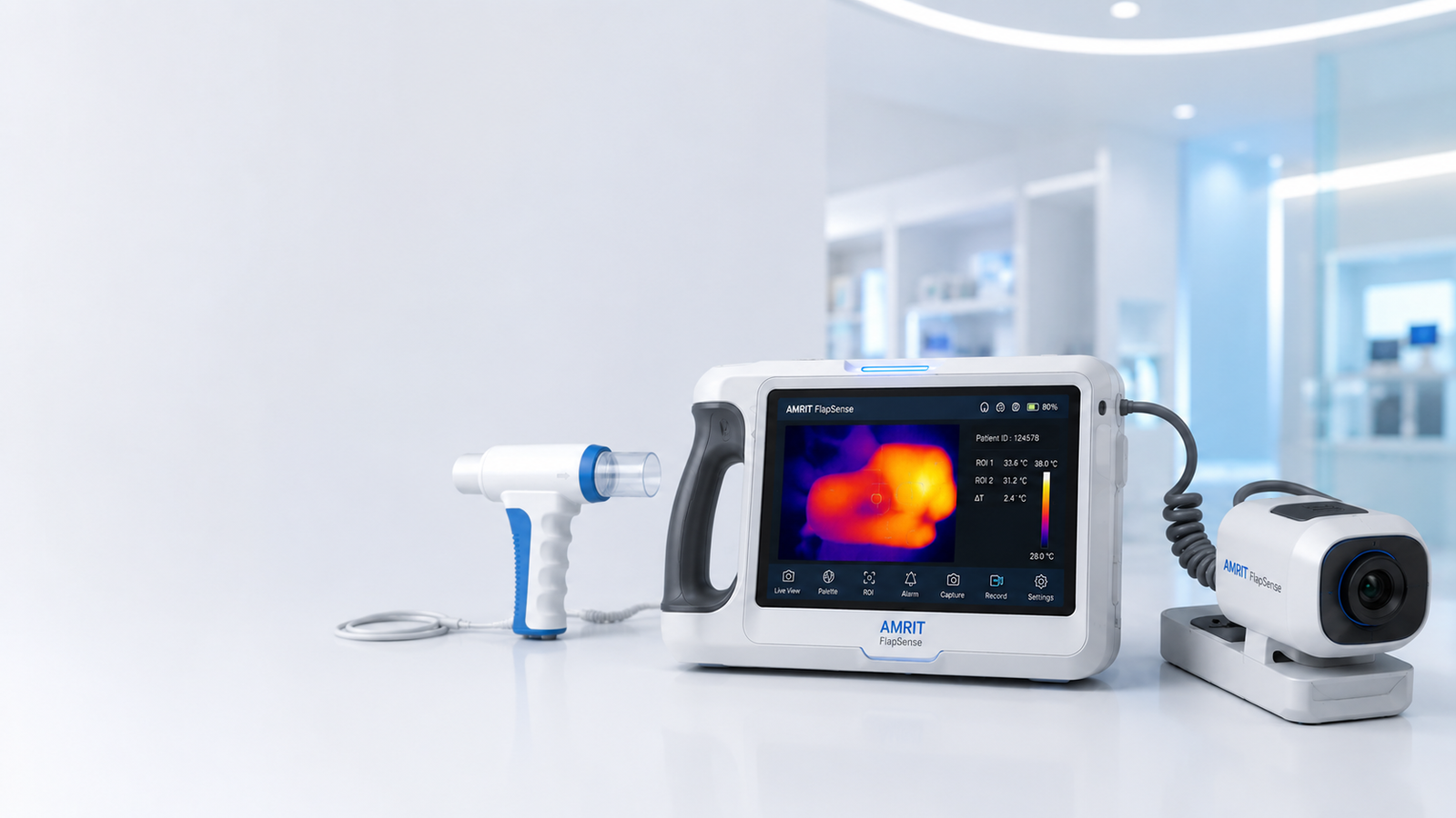 AMRIT MediTech Medical Devices — AMRITShvAsa Spirometer and FlapSense